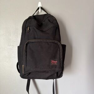 Filson Dryden Backpack Black Dark Navy Laptop Bag 1000D Nylon Leather Handle